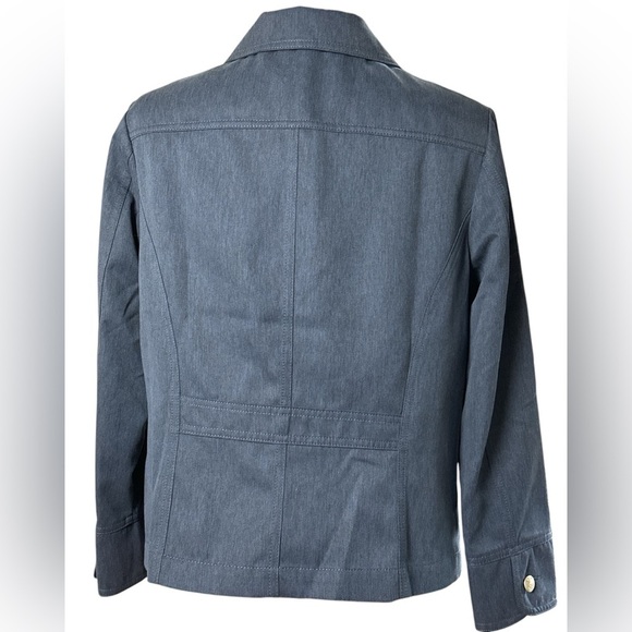 Alia NWOT petite denim look mid-weight unlined women's Jacket - Picture 4 of 6